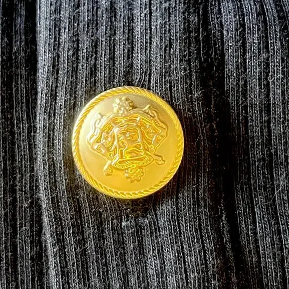 NWT J.Crew Womens Textured Lady Cardigan Sweater Gold Buttons M Old Money Preppy - Picture 4 of 8